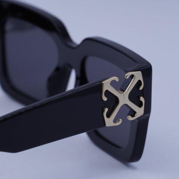 Off-White OERI14D MYSTIC 1007 Sunglasses Black Square Frame, Dark Grey Lenses main image 6